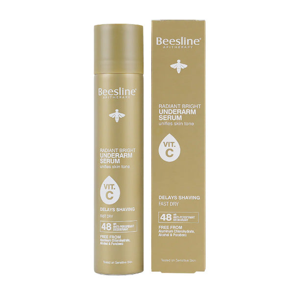 Beesline Radiant Bright Underarm Serum Delays Shaving 48hr 150ml